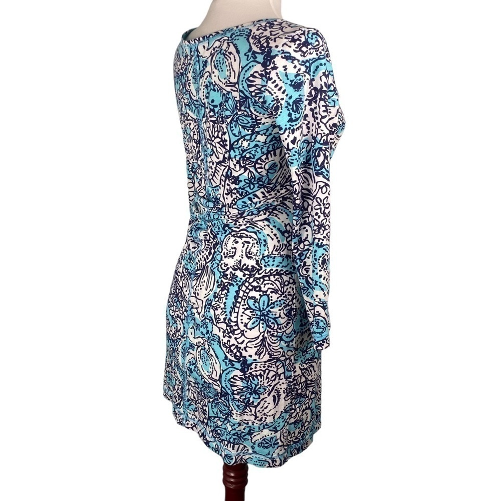LILLY Pulitzer Juliet V Neck T Shirt Dress XS - Picture 5 of 7
